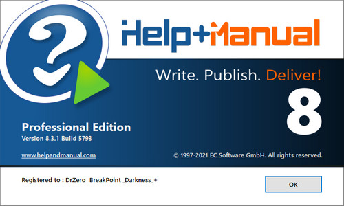 Help & Manual Professional Edition 8.3.1 Build 5793