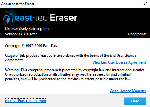 East-Tec Eraser 13.3.0.9257