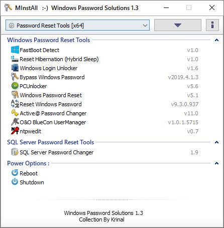 Windows Password Solutions 1.3