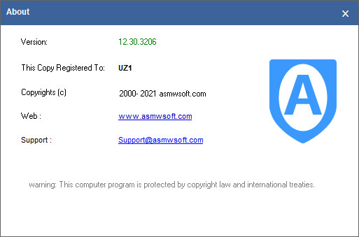 Asmwsoft PC Optimizer 2021 v12.30.3206