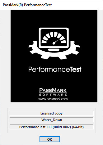 PassMark PerformanceTest 10.1 Build 1002