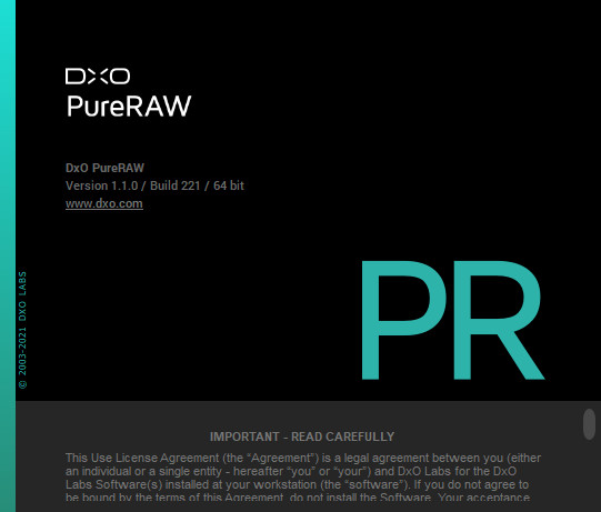 DxO PureRAW 1.1.0 Build 221