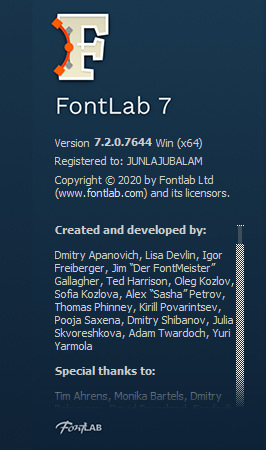 FontLab 7.2.0.7644