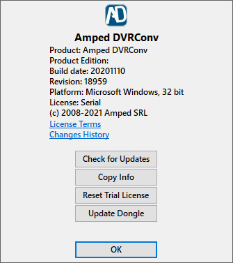 Amped DVRConv 2020 Buid 18959