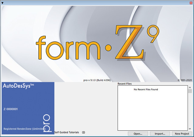 form-Z Pro 9.1.0 Build A396