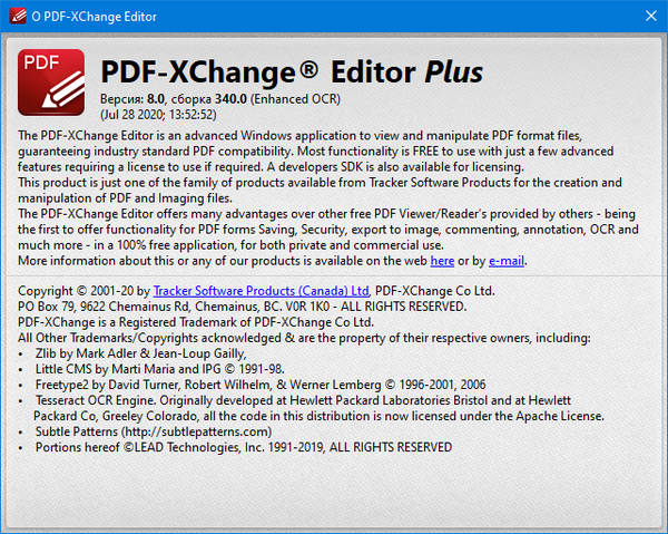 PDF-XChange Editor Plus 8.0.340.0