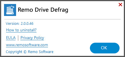 Remo Drive Defrag 2.0.0.46
