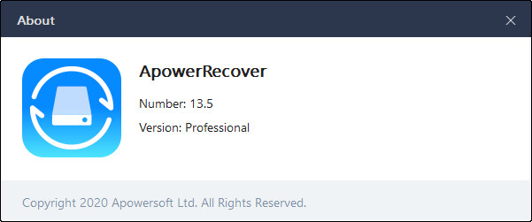 ApowerRecover Professional 13.5