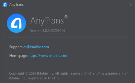 AnyTrans for iOS 8.8.0.20201014