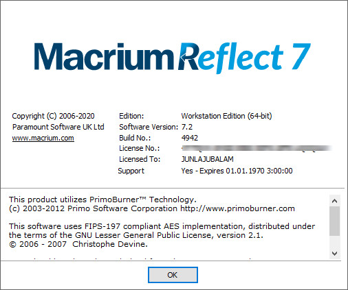 Macrium Reflect 7.2.4942 Workstation / Server Plus