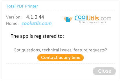 CoolUtils Total PDF Printer 4.1.0.44