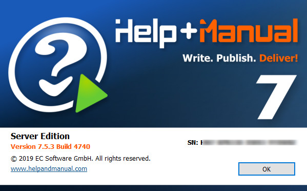 Help & Manual Server Edition 7.5.3 Build 4740