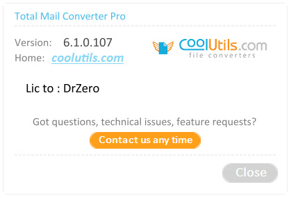 Coolutils Total Mail Converter Pro 6.1.0.107