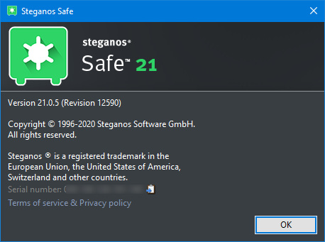 Steganos Safe 21.0.5 Revision 12590