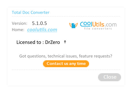 Coolutils Total Doc Converter 5.1.0.5