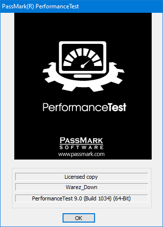 PassMark PerformanceTest 9.0 Build 1034