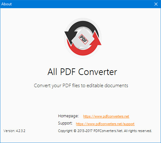 All PDF Converter Pro 4.2.3.2