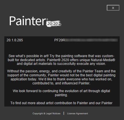 Corel Painter 2020 20.1.0.285