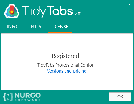 TidyTabs Professional 1.11.1