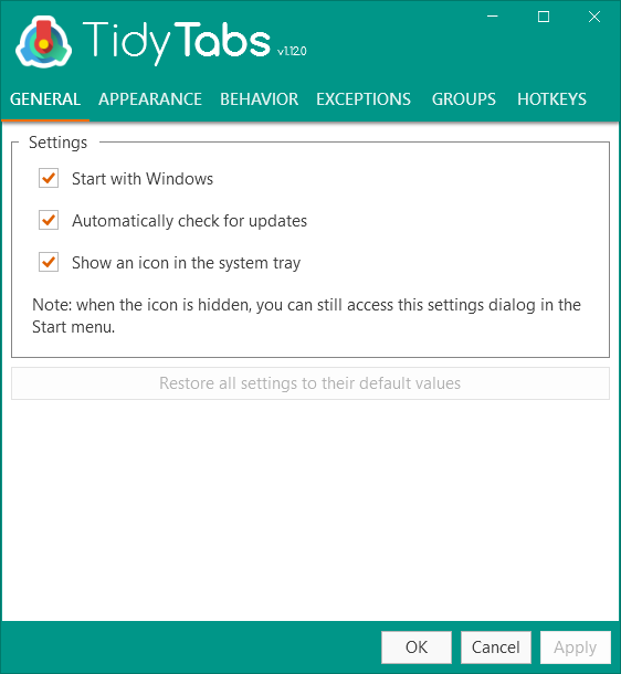 TidyTabs Pro 1.12.0