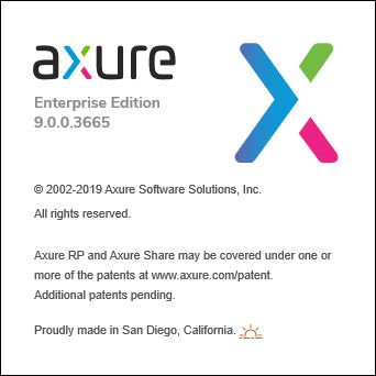 Axure RP 9.0.0.3665
