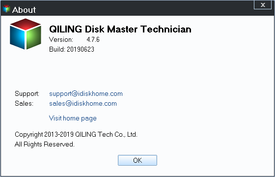 QILING Disk Master Technician 4.7.6 Build 20190623