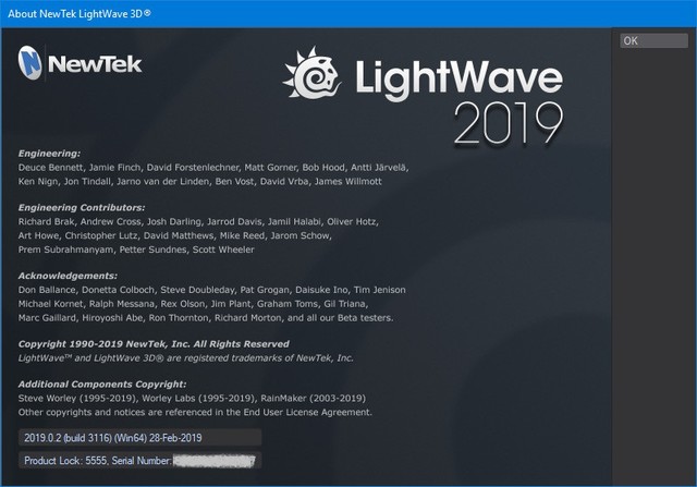 NewTek LightWave 3D 2019.0.2 Build 3116