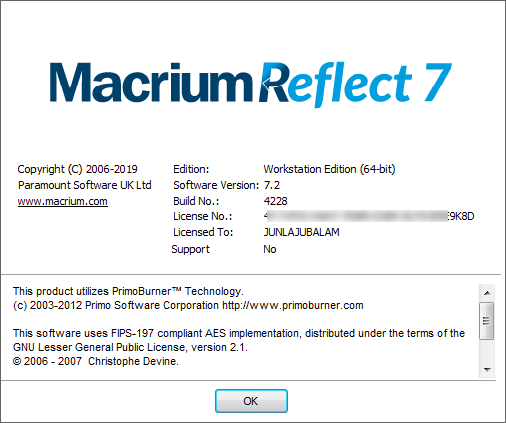 Macrium Reflect 7.2.4228 Workstation