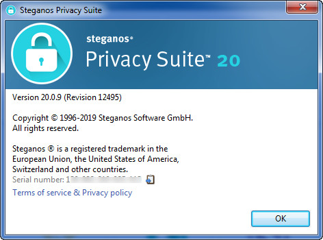 Steganos Privacy Suite 20.0.9 Revision 12495