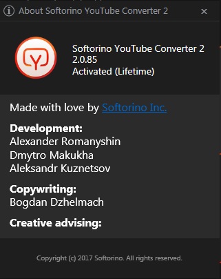 Softorino YouTube Converter 2.0.85