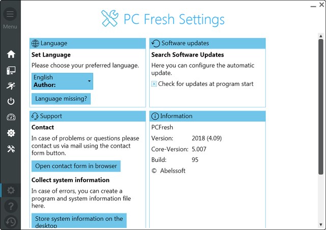 Abelssoft PC Fresh 2018 4.09 Build 95 + Portable