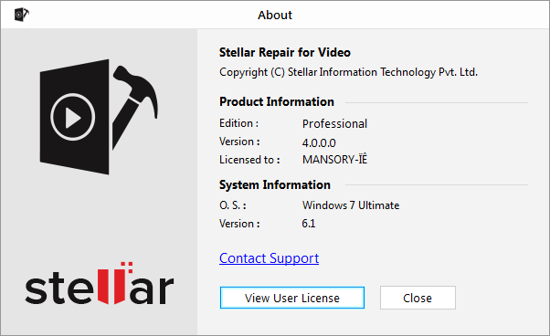 Stellar Repair for Video 4.0.0.0 + Portable