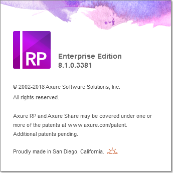 Axure RP Pro / Team / Enterprise 8.1.0.3381