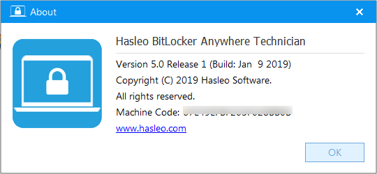 Hasleo BitLocker Anywhere 5.0 Release 1 Professional / Enterprise / Technician