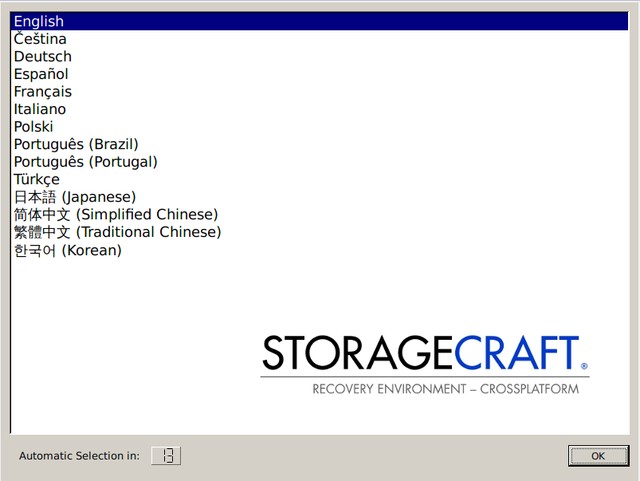 StorageCraft Recovery Environment CrossPlatform 2.2.4.10