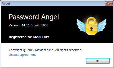 Maxidix Password Angel 14.11.5 Build 1050