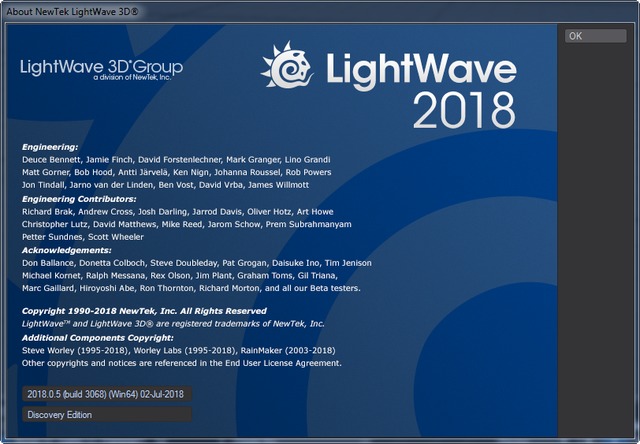 NewTek LightWave 3D 2018.0.5 Build 3068