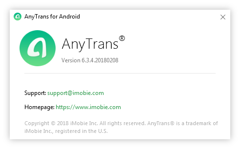 AnyTrans for Android 6.3.4