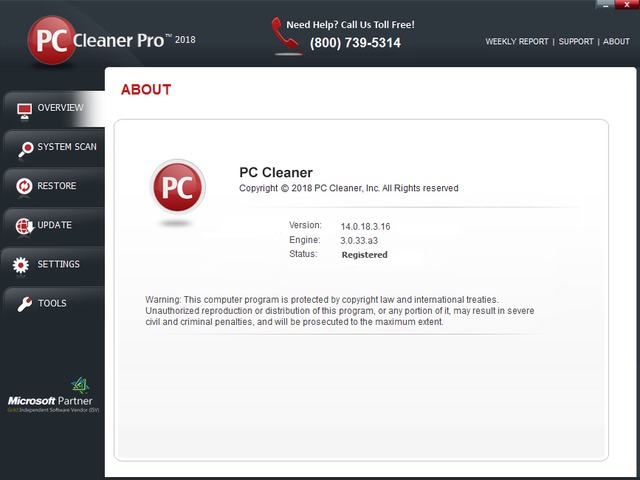 PC Cleaner Pro 2018 14.0.18.3.16