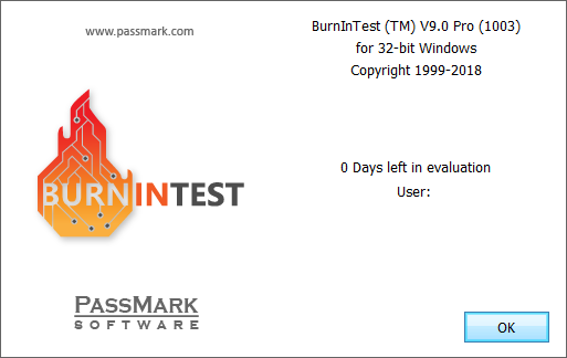 PassMark BurnInTest Pro 9.0 Build 1003