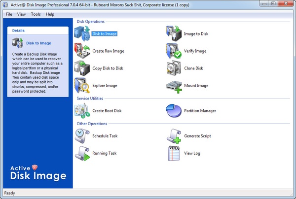 Active Disk Image Professional Corporate 7.0.4