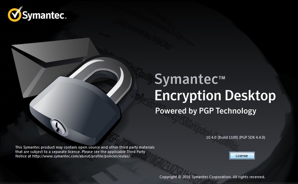 Symantec Encryption Desktop Professional 10.4.0