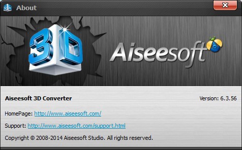 Aiseesoft 3D Converter 6.3.56