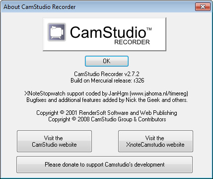 Portable CamStudio 2.7.2 Build r326