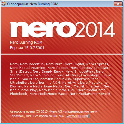 Nero Burning ROM 2014 15.0.05300