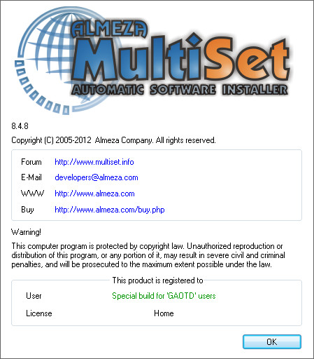 Almeza MultiSet Professional 8.4.8