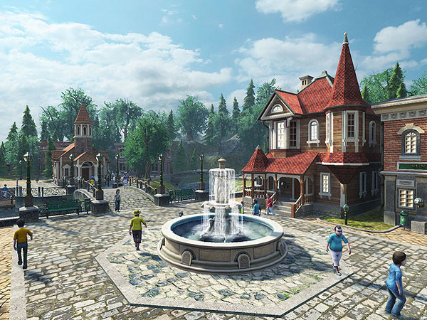 Sun Village 3D Screensaver