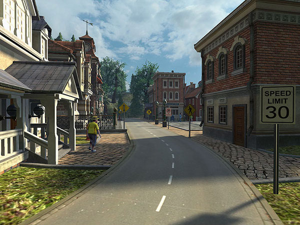 Sun Village 3D Screensaver