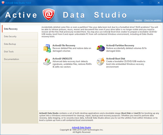 Active Data Studio 15.0.0