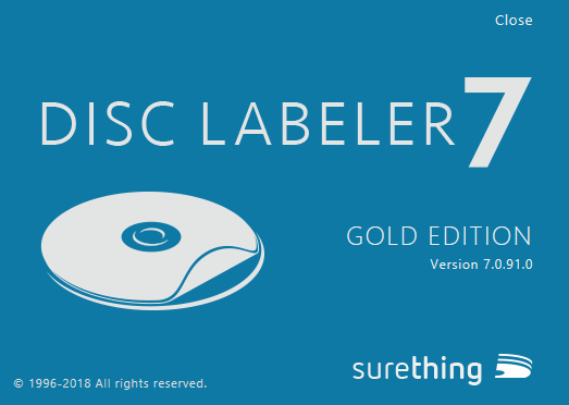 SureThing Disk Labeler Deluxe Gold
